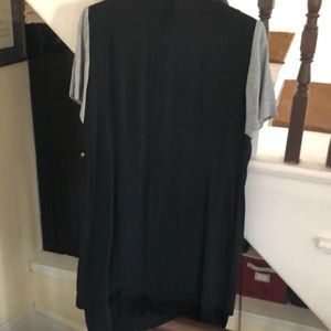 Black and gray dress